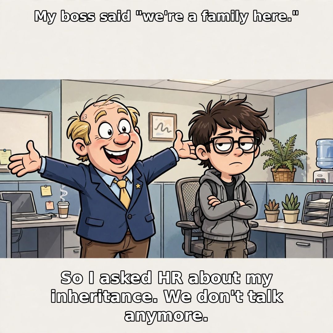 Cheerful boss and deadpan employee